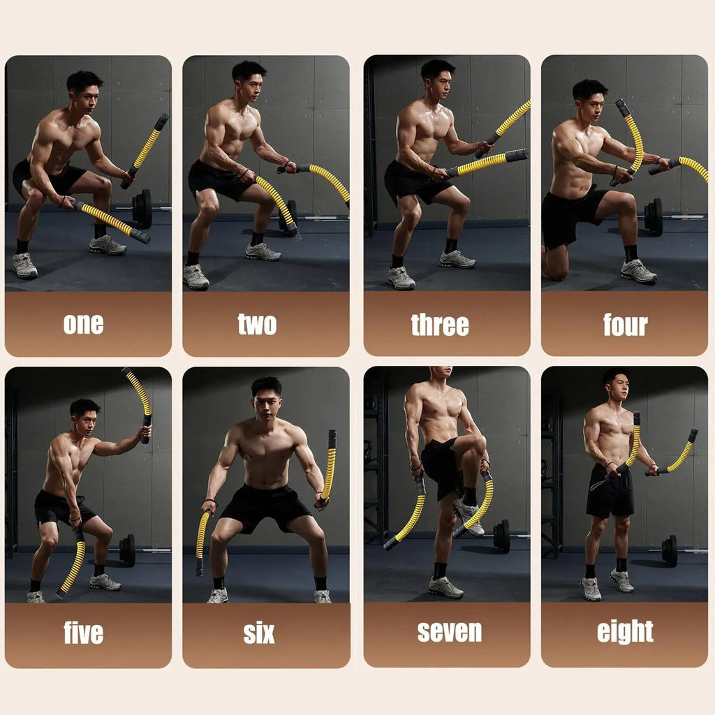 Weighted Exercise Ropes Weighted Workout Trainer Equipment 2-Pieces Adjustable Training Ropes For Athletes Boxers Bodybuilders