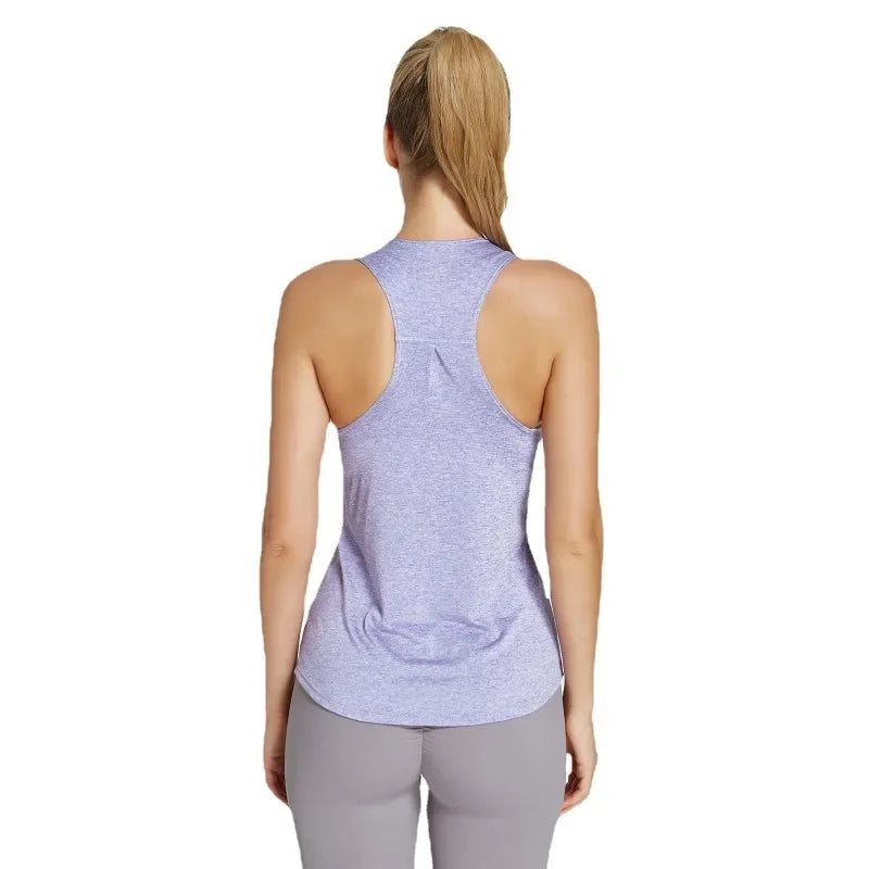 Quick-Dry Sleeveless Yoga Shirt