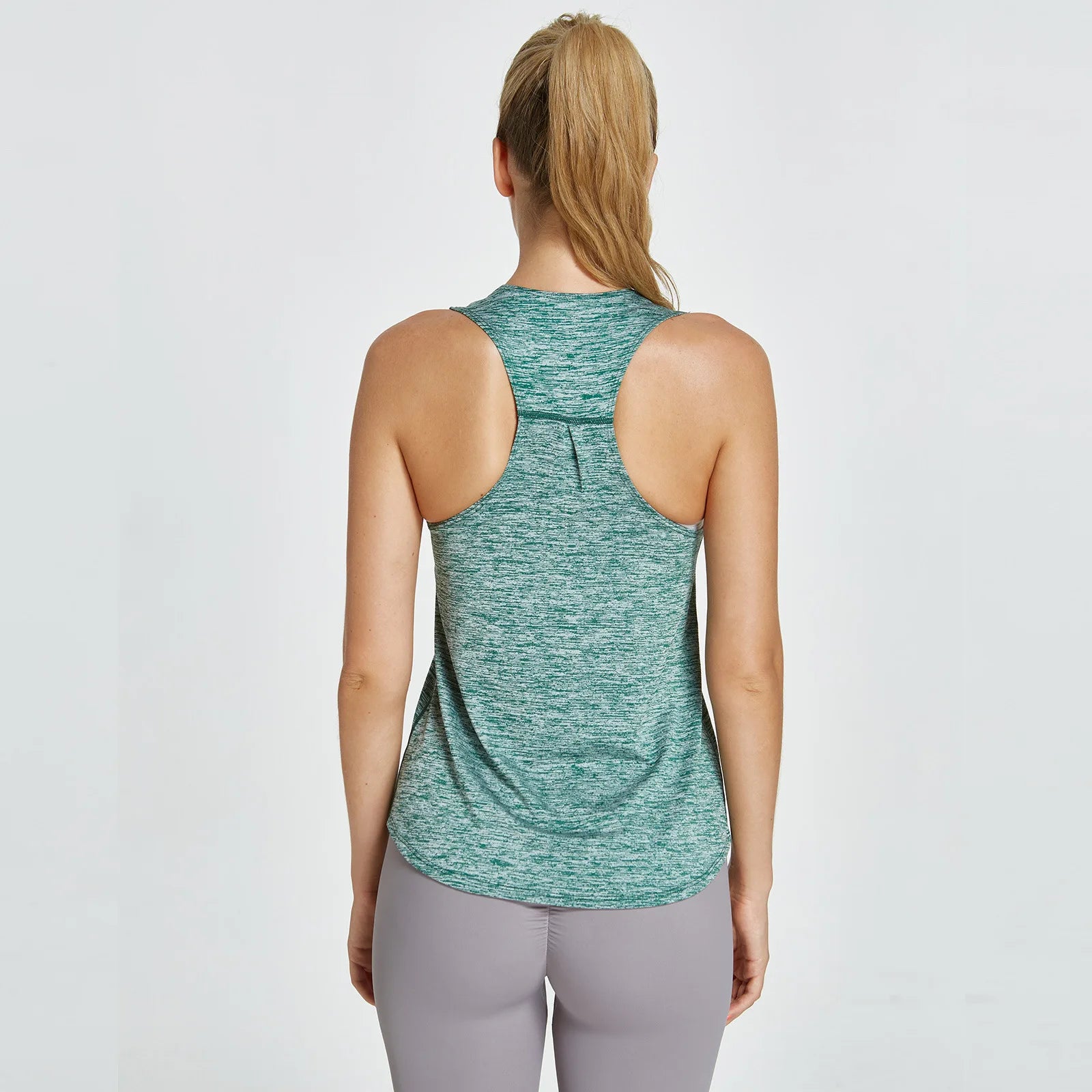 Women Gym Yoga Vest Athletic Fitness Sports Tank Tops Quick Dry Running Blouse Workout Tops Sleeveless Back Yoga Shirts Gym Top